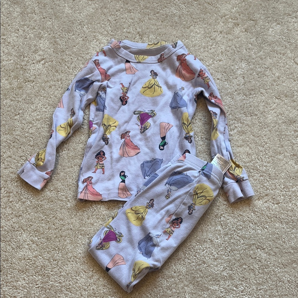 Disney Princess Pajama Set 3T